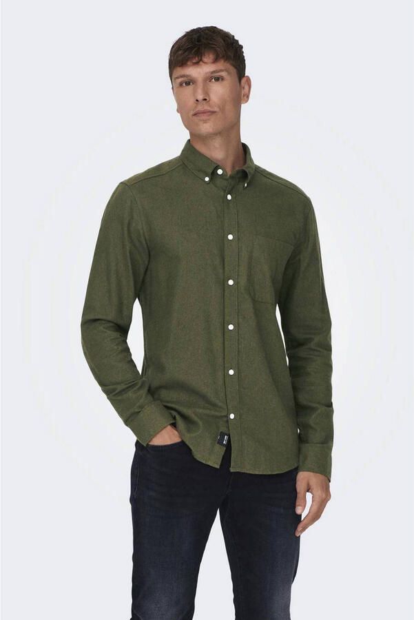 ONLY & SONS Overhemd met lange mouwen ONSGUDMUND SLIM 1-PKT SOLID SHIRT NOOS - Foto 2