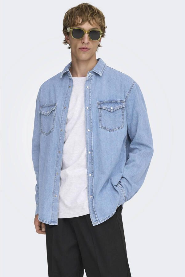 ONLY & SONS Jeans overhemd OS ONSBANE DENIM SHIRT