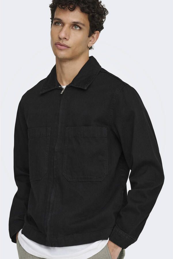 ONLY & SONS denim spijkerjas black denim - Foto 3