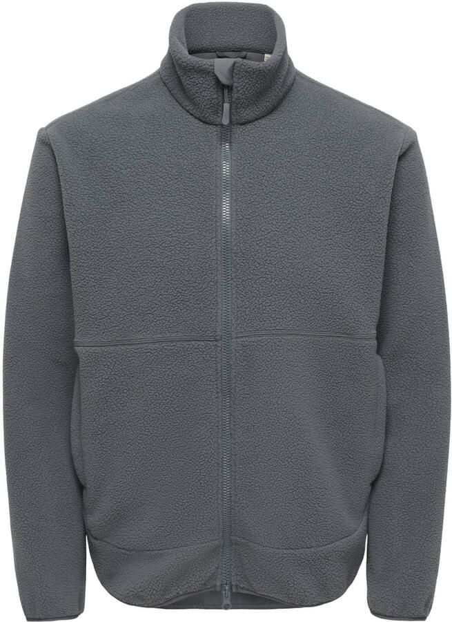 Only & Sons Regular fit fleecejack met opstaande kraag model 'JASON' - Foto 2