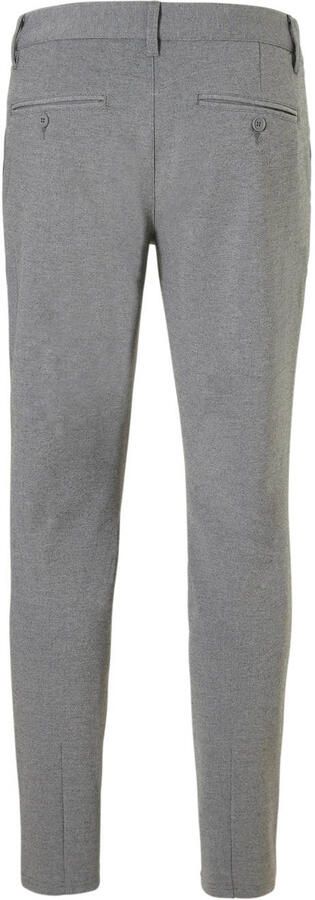 ONLY & SONS gemêleerde slim fit chino ONSMARK grijs melange - Foto 3