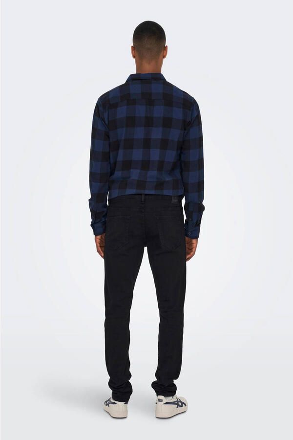 Only & Sons Regular fit vrijetijdsoverhemd met kentkraag model 'GUDMUND' - Foto 2