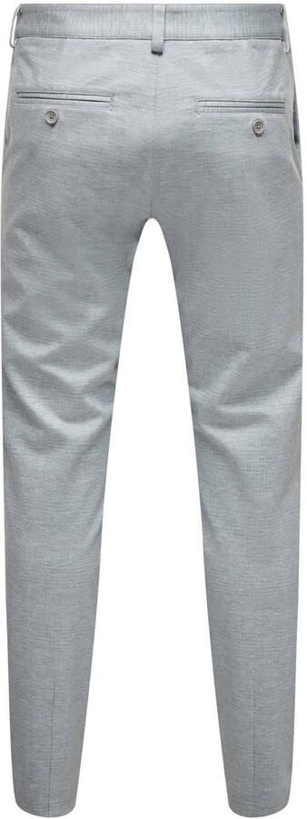 Only & Sons Slim fit stoffen broek met glencheck-motief model 'MARK' - Foto 3