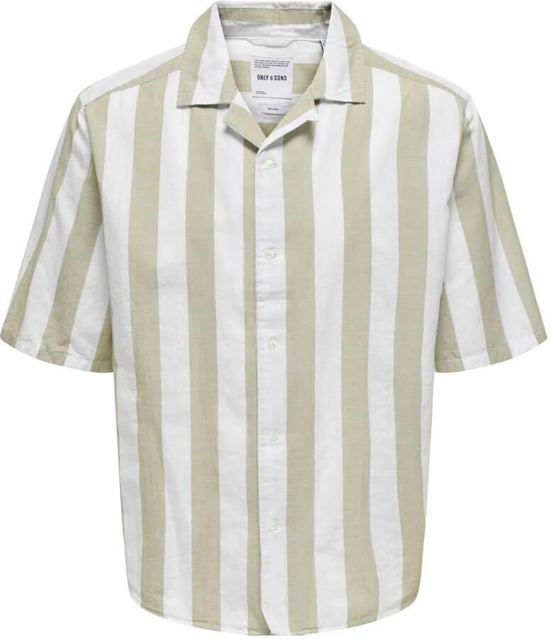 Only & Sons Relaxed fit vrijetijdsoverhemd met resortkraag model 'TES'