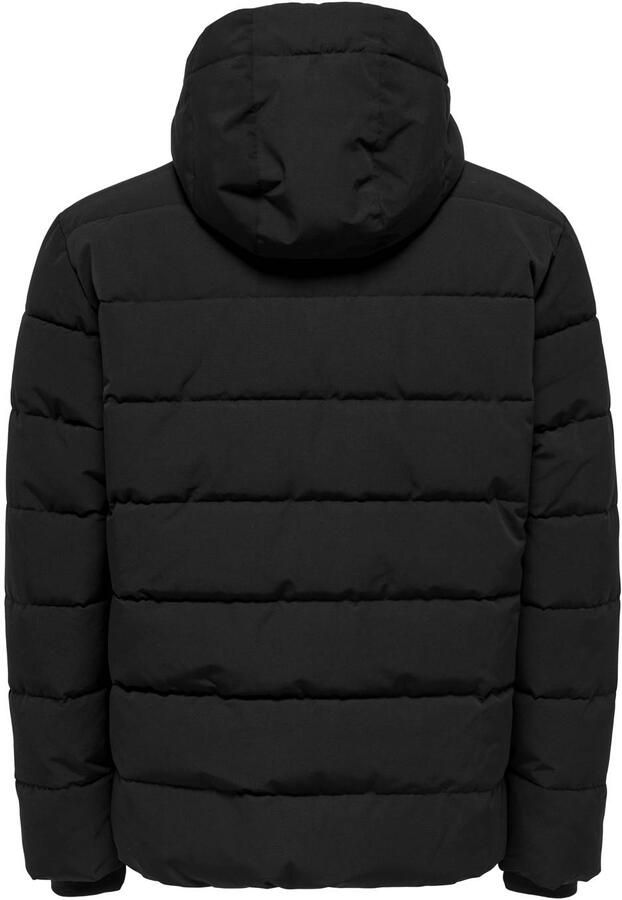 Only & Sons Stijlvolle en warme gewatteerde jas Black Heren - Foto 2