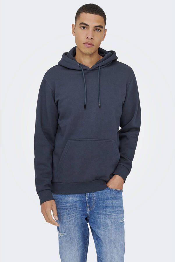 Only & Sons Regular fit hoodie van katoenmix model 'CERES'