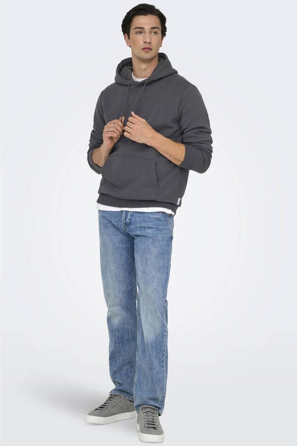 Only & Sons Regular fit hoodie van katoenmix model 'CERES' - Foto 3