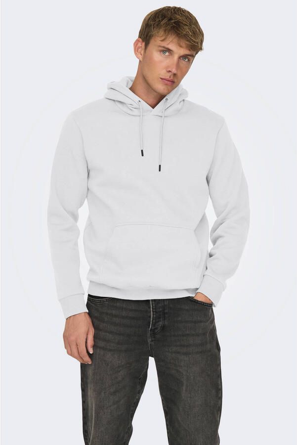 Only & Sons Regular fit hoodie van katoenmix model 'CERES'
