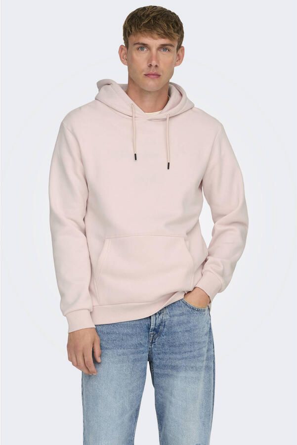 Only & Sons Regular fit hoodie van katoenmix model 'CERES'