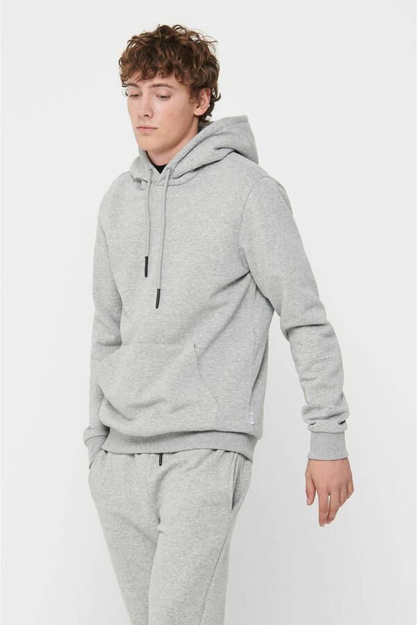 Only & Sons Hoodie met licht verbrede schouders model 'CERES LIFE'