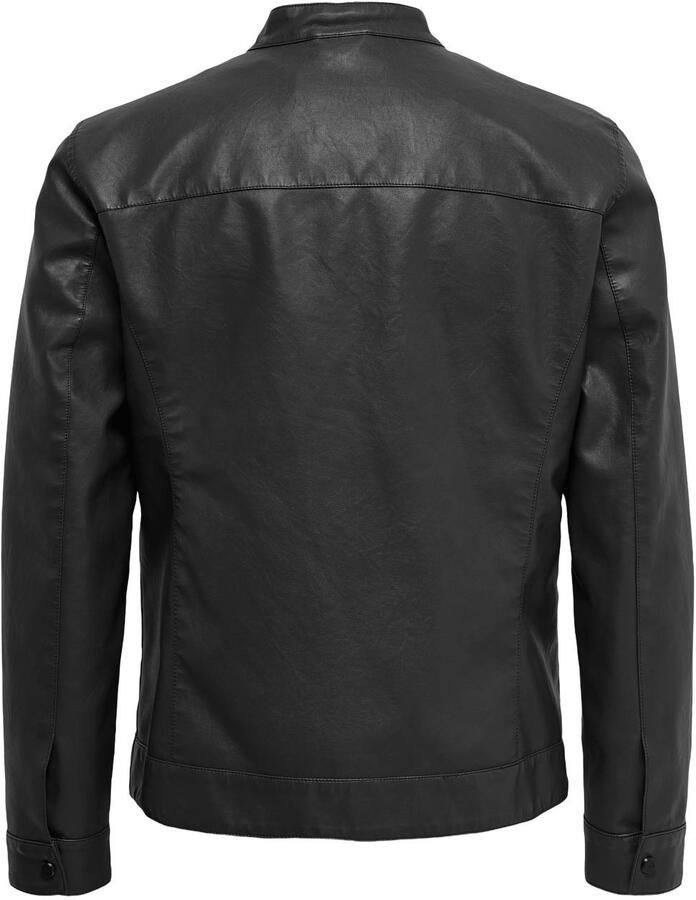 Only & Sons Leren Jas Only & Sons MIKE PU RACER JACKET OTW 22012339 - Foto 2