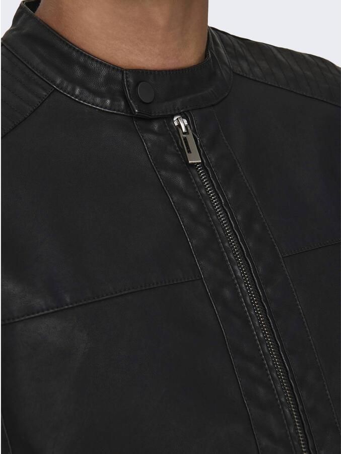 Only & Sons Leren Jas Only & Sons MIKE PU RACER JACKET OTW 22012339 - Foto 2
