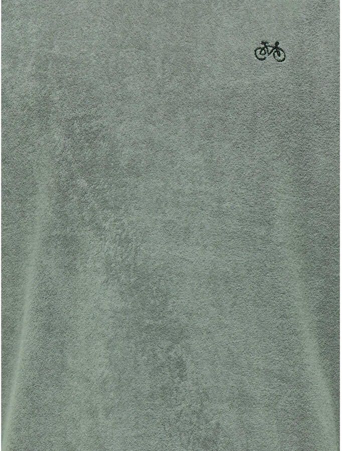ONLY & SONS JUNIOR badstof T-shirt groen - Foto 2