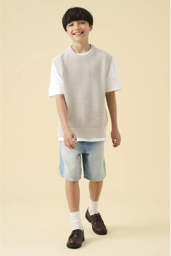Only & Sons Loose fit korte jeans van puur katoen model 'FADE'
