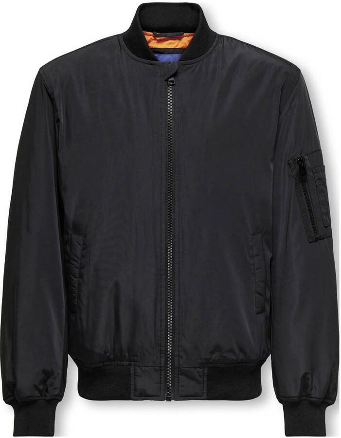 ONLY & SONS JUNIOR bomberjack zwart - Foto 2