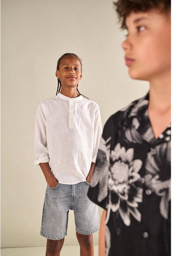 ONLY & SONS JUNIOR denim short grey denim - Foto 3