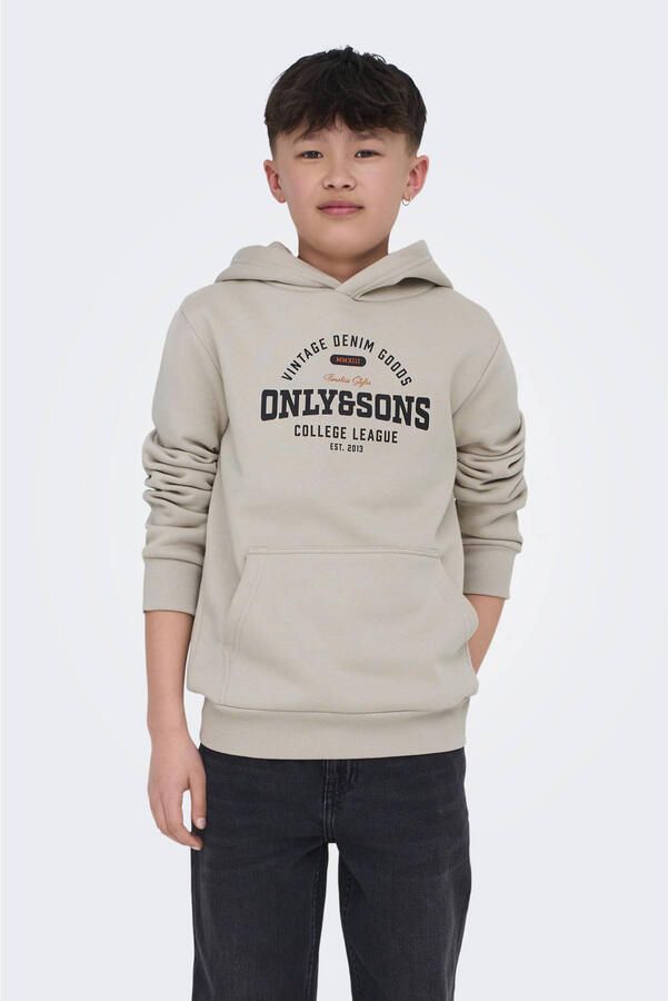 Only & Sons Ceres Vintage Print Hoodie Junior