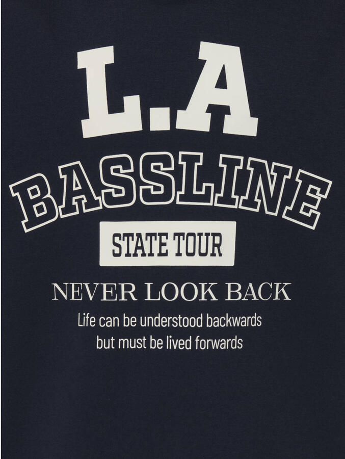 ONLY & SONS JUNIOR hoodie donkerblauw