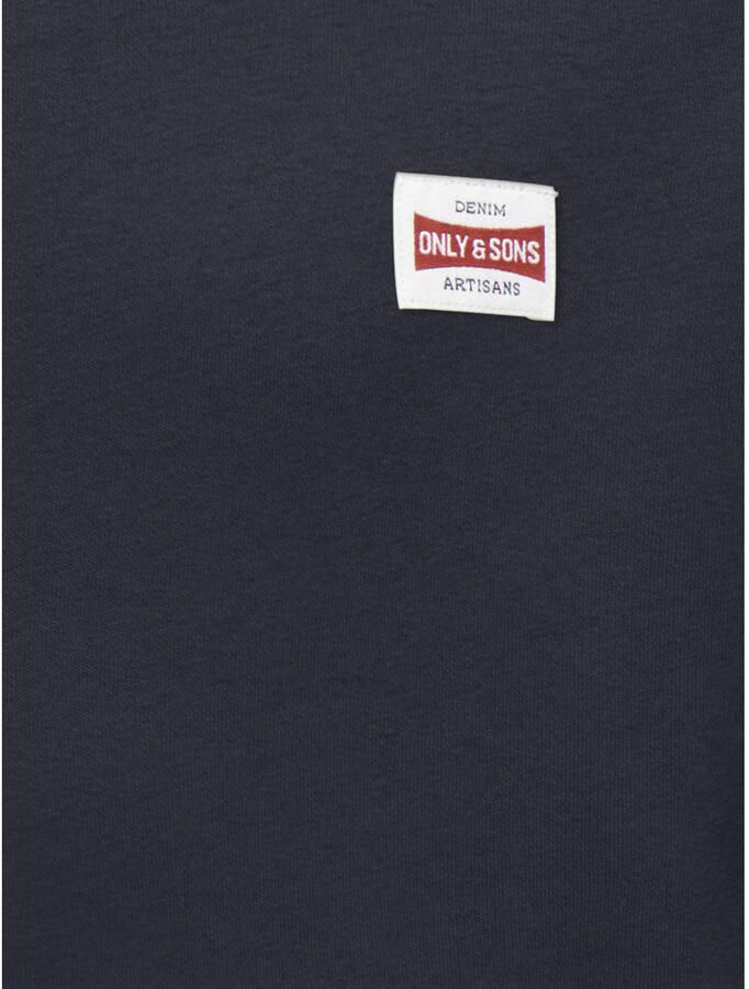 ONLY & SONS JUNIOR hoodie donkerblauw