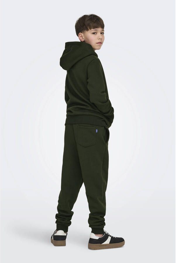 ONLY & SONS JUNIOR hoodie donkergroen - Foto 3