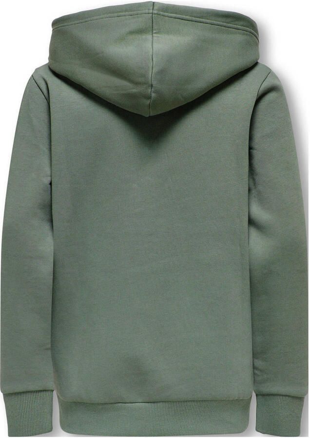 ONLY & SONS JUNIOR hoodie grijsgroen