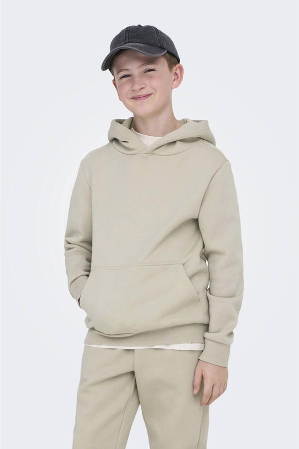 ONLY & SONS JUNIOR hoodie lichtgrijs - Foto 2