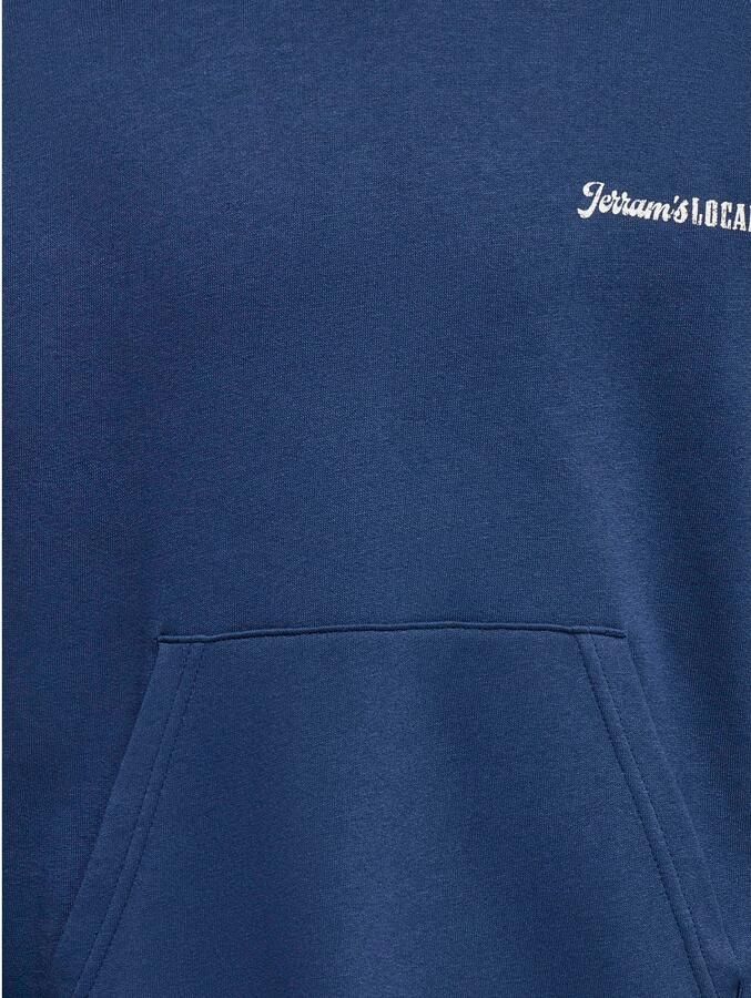 ONLY & SONS JUNIOR hoodie met backprint blauw - Foto 2