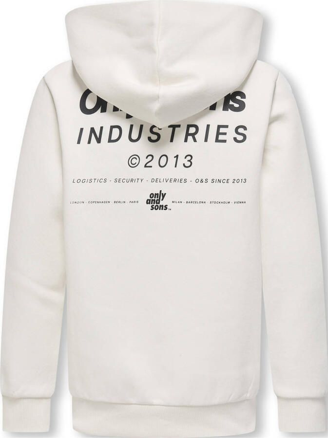 Only & Sons Regular fit hoodie van katoenmix model 'HUDSON' - Foto 2