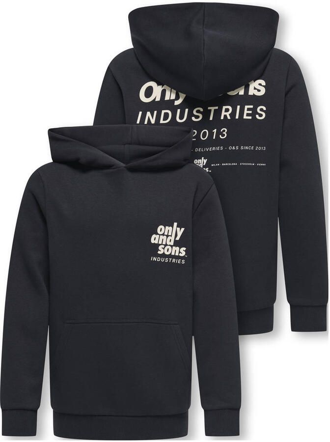 Only & Sons Regular fit hoodie van katoenmix model 'HUDSON'