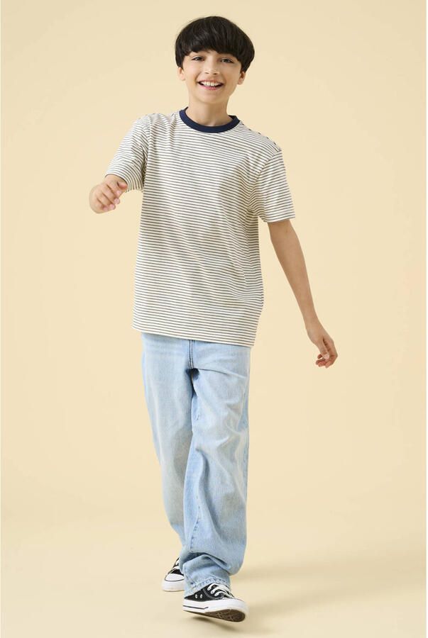 ONLY & SONS JUNIOR loose fit jeans baggy jeans light blue denim
