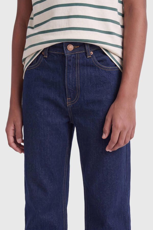 ONLY & SONS JUNIOR OSJEDGE straight leg jeans donkerblauw Jongens Denim - Foto 2