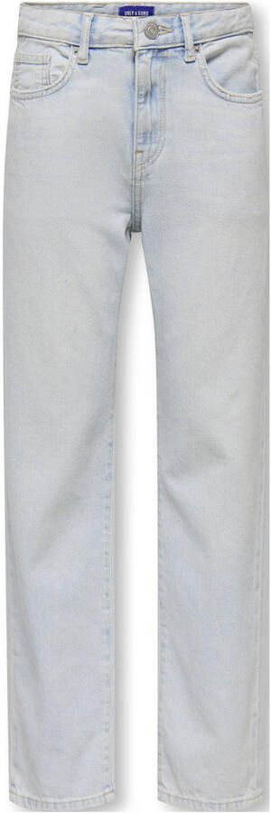 ONLY & SONS JUNIOR OSJEDGE straight leg jeans light blue denim