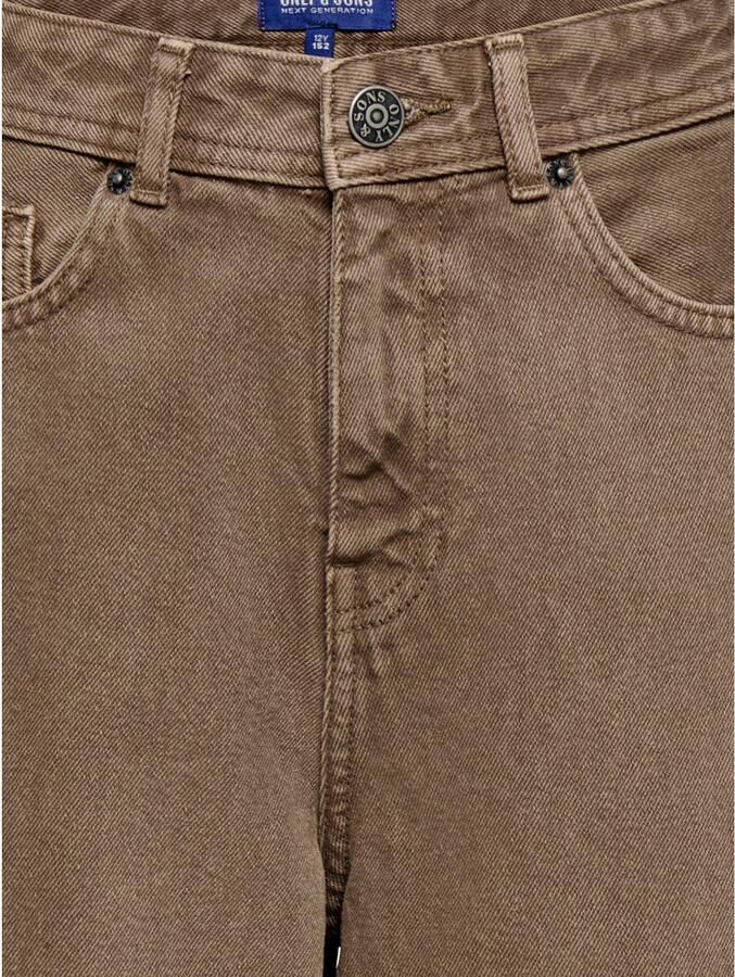 ONLY & SONS JUNIOR OSJFADE loose fit jeans bruin - Foto 2