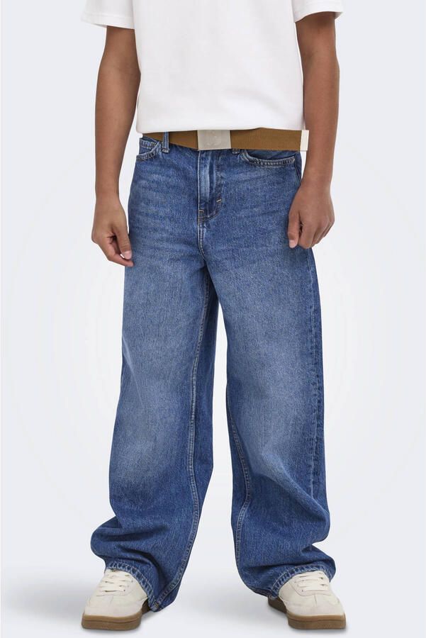 ONLY & SONS JUNIOR OSJREMI junior loose fit jeans mediumblauw