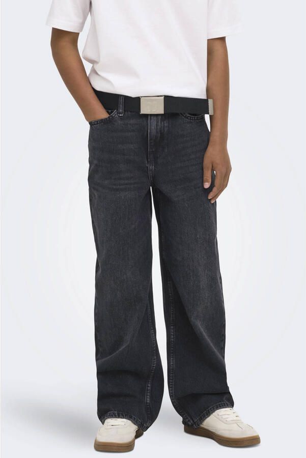 ONLY & SONS JUNIOR OSJREMI loose fit jeans zwart