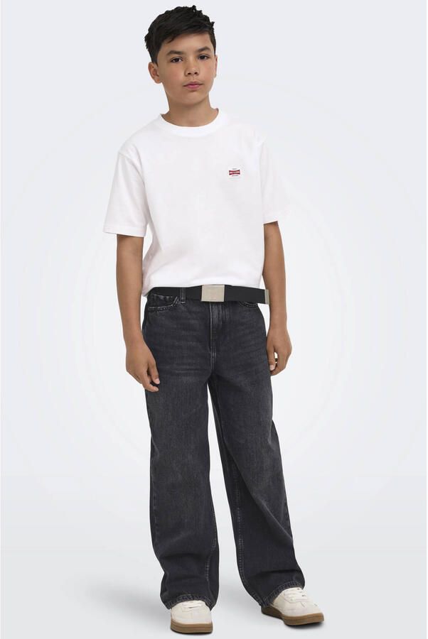 ONLY & SONS JUNIOR OSJREMI loose fit jeans zwart - Foto 2