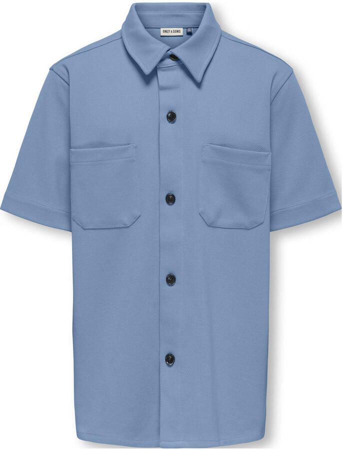 ONLY & SONS JUNIOR overhemd blauw - Foto 1