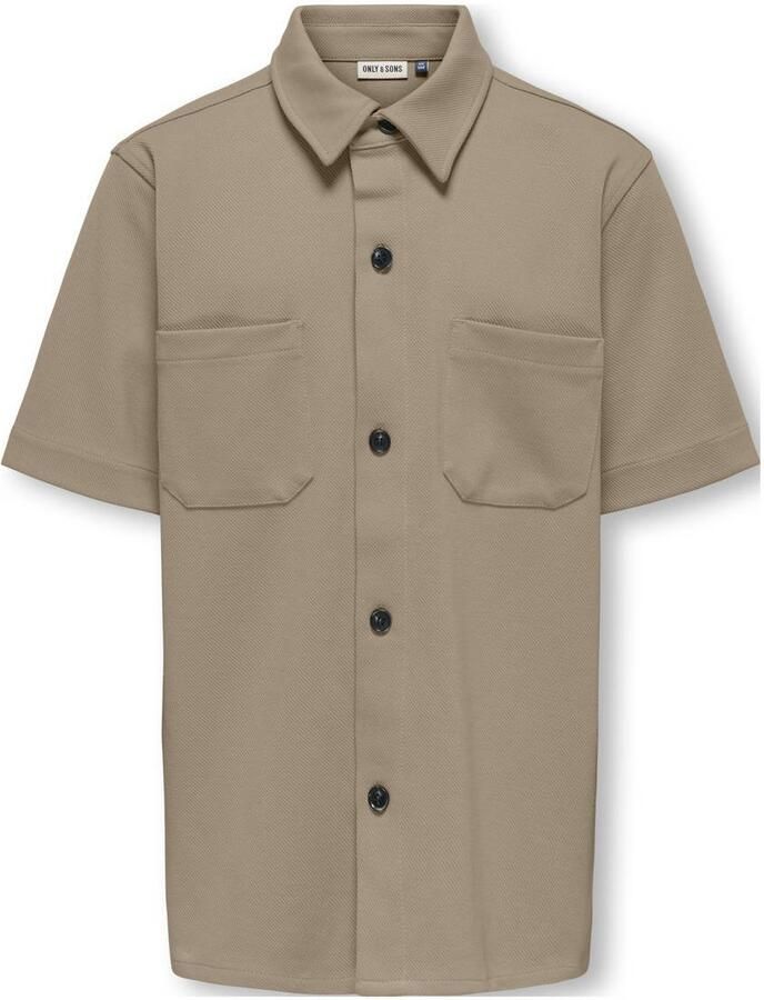 ONLY & SONS JUNIOR overhemd bruin - Foto 1
