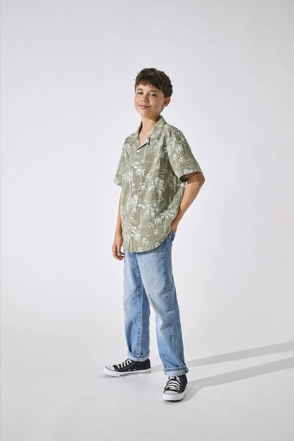 ONLY & SONS JUNIOR overhemd groen