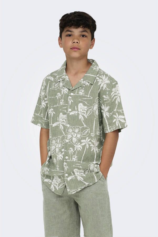 ONLY & SONS JUNIOR overhemd groen - Foto 3