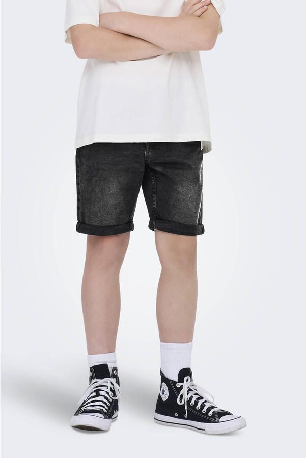 ONLY & SONS JUNIOR regular denim short black denim - Foto 2
