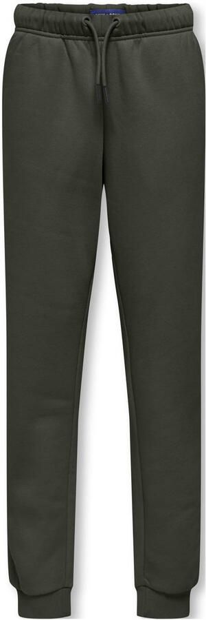 ONLY & SONS JUNIOR regular fit joggingbroek donkergroen - Foto 2