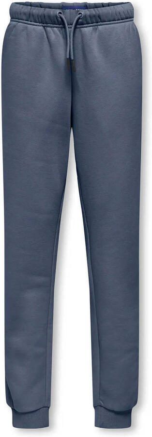 ONLY & SONS JUNIOR regular joggingbroek grijsblauw