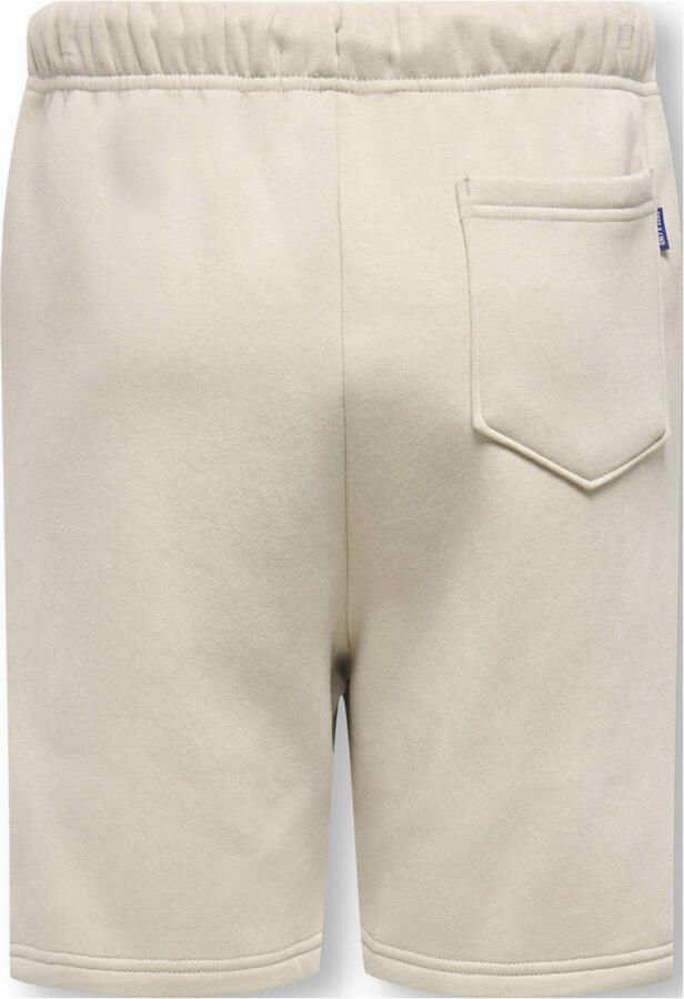ONLY & SONS JUNIOR regular sweatshort beige