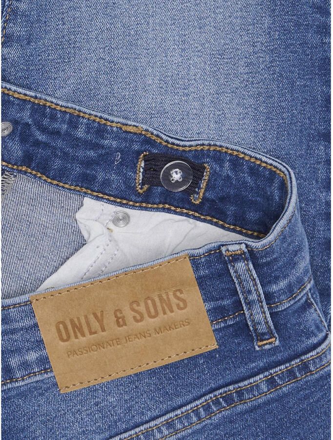 ONLY & SONS JUNIOR relaxed tapered jeans medium blue denim