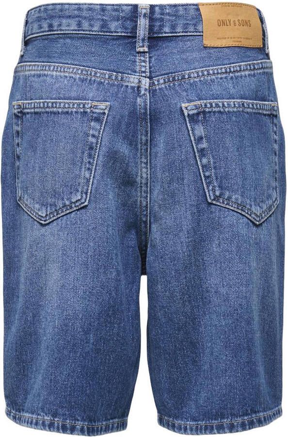Only & Sons Loose fit korte jeans van puur katoen model 'FADE' - Foto 3
