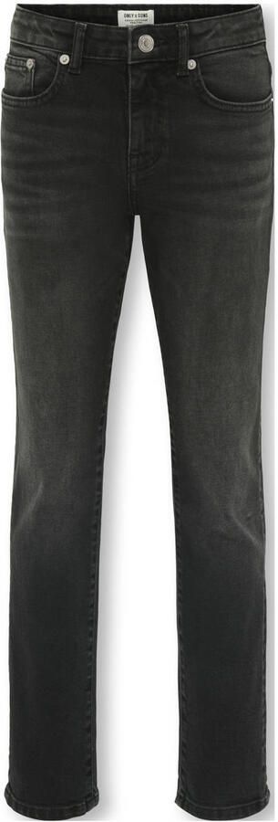 ONLY & SONS JUNIOR slim fit jeans black denim