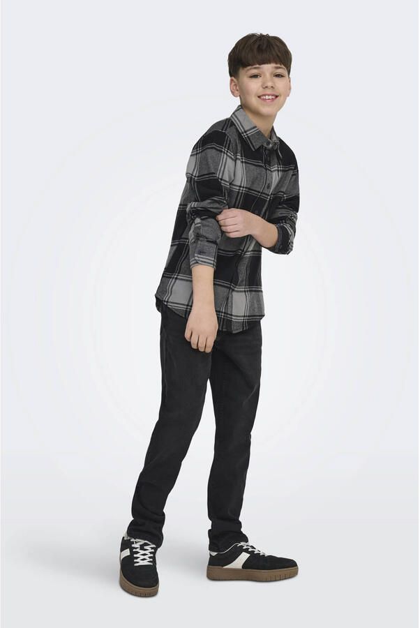 ONLY & SONS JUNIOR slim fit jeans black denim