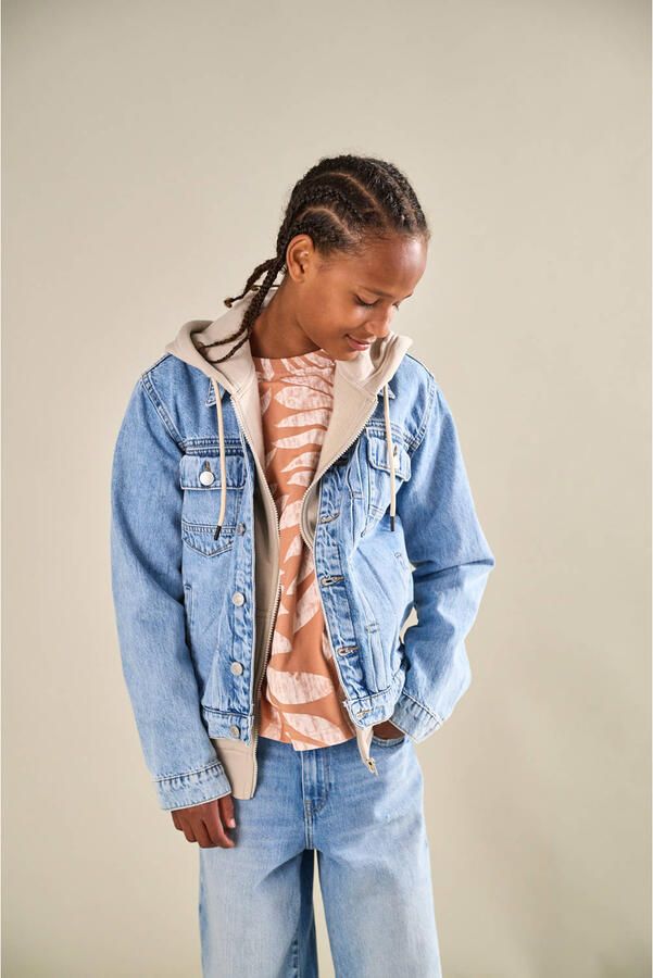 ONLY & SONS JUNIOR spijkerjas light blue denim
