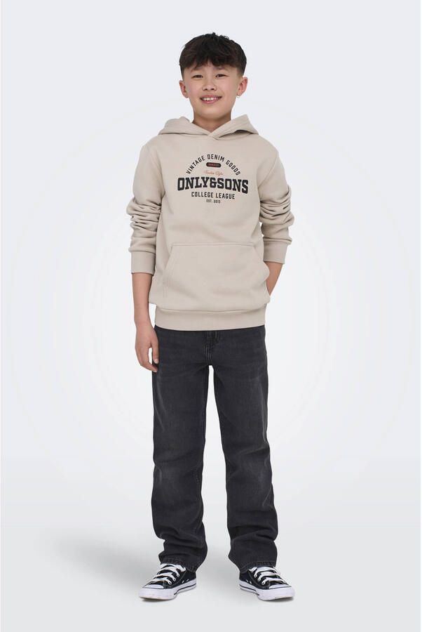 ONLY & SONS JUNIOR straight leg black denim